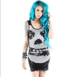 Misfits Sequin Tank Dress XL